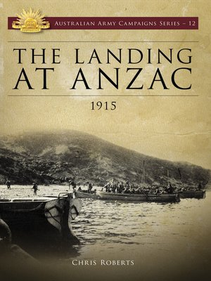 cover image of Landing at ANZAC 1915